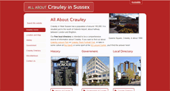 Desktop Screenshot of crawleysussex.co.uk