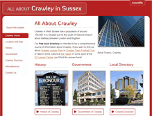 Tablet Screenshot of crawleysussex.co.uk